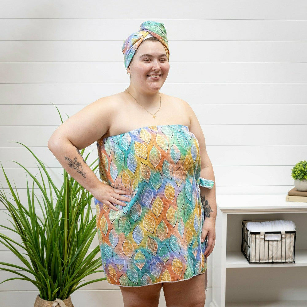 Whimsy Nature Quick Dry Body Wrap | Plow & Hearth