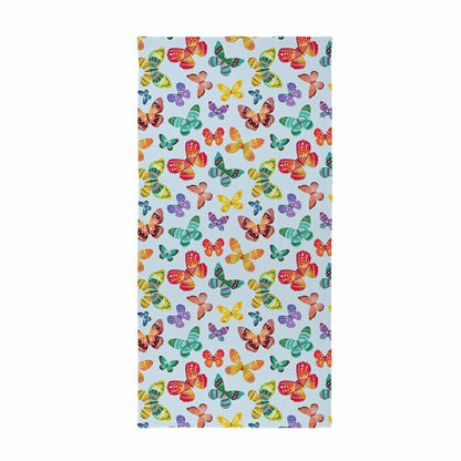 Butterfly Toile Quick Dry Towel and Matching Carrying Case, 60" x 30" | Plow & Hearth