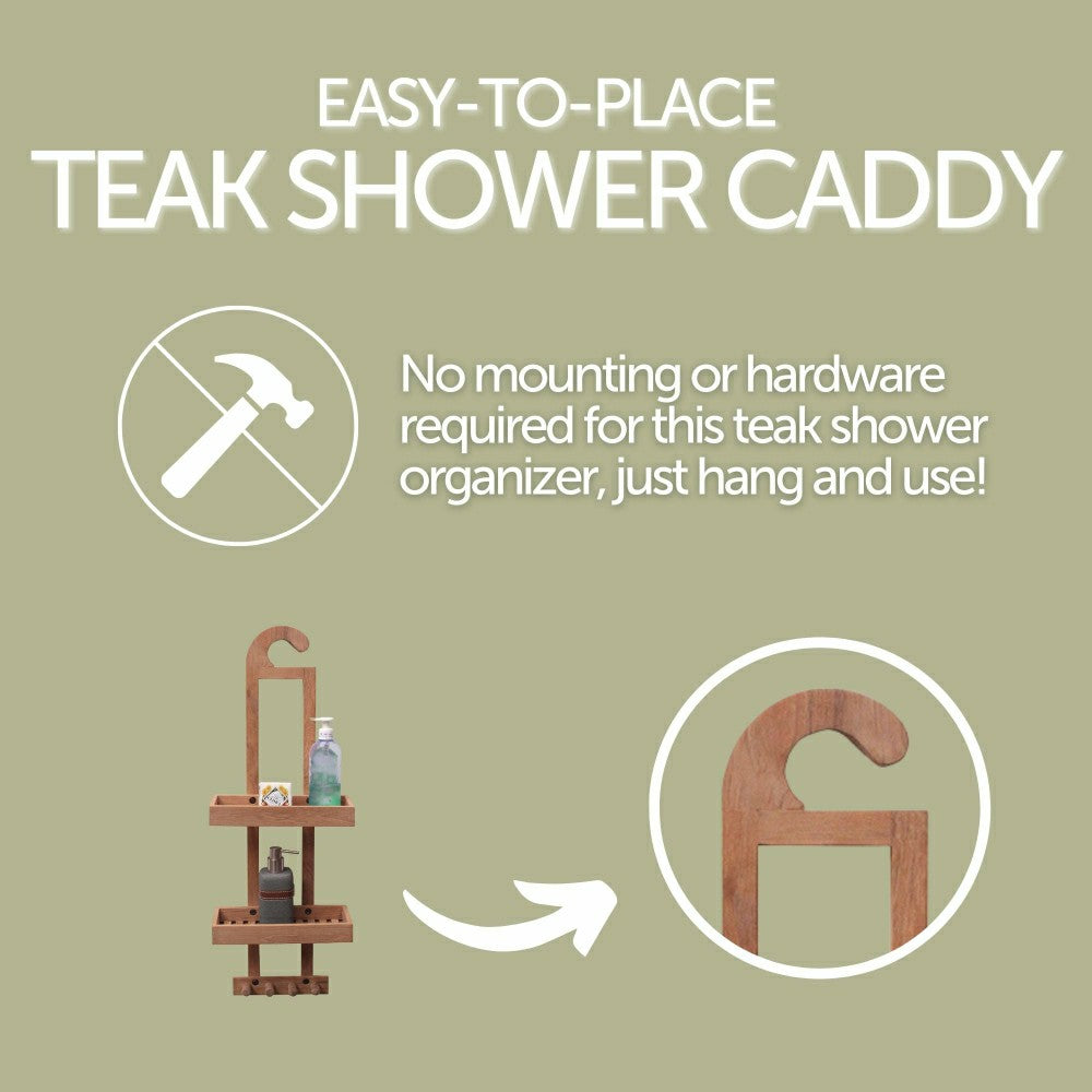 Newport Natural Shower Caddy | Plow & Hearth