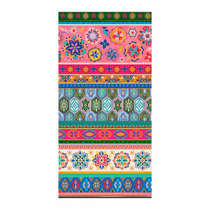 Geometric Tapestry Quick Dry Towel and Matching Carrying Case, 60" x 3 | Plow & Hearth
