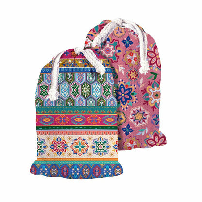 Geometric Tapestry Quick Dry Towel and Matching Carrying Case, 60" x 3 | Plow & Hearth