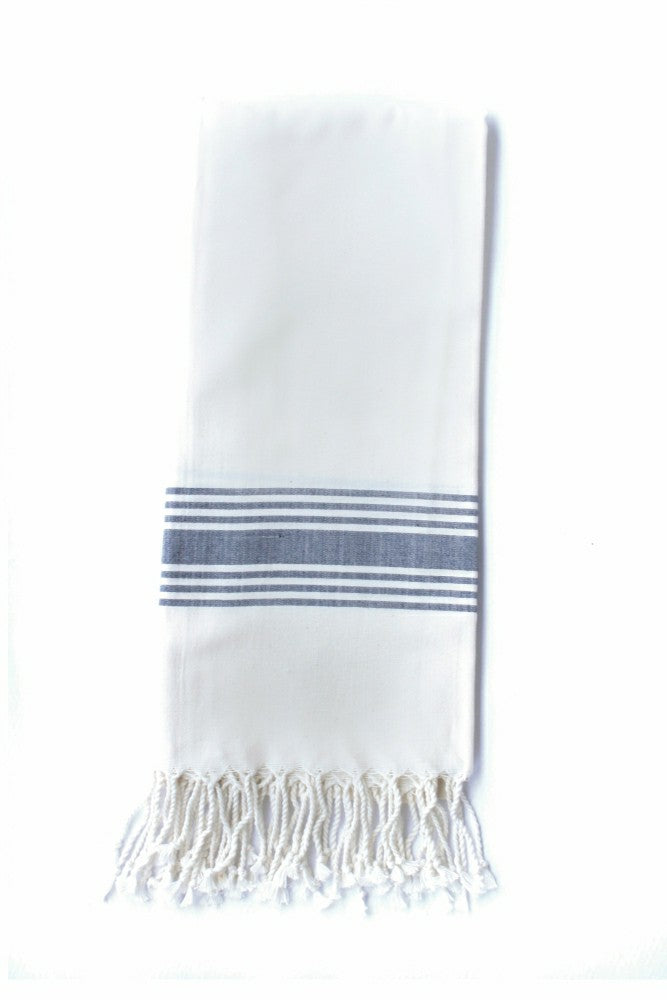 Le Boulou Towel - White | Plow & Hearth
