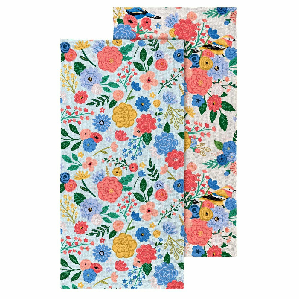 Bursting Blossoms Quick Dry Towel and Matching Carrying Case, 60" x 30 | Plow & Hearth
