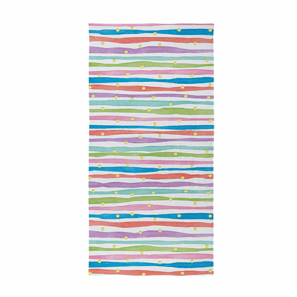 Stripes and Checkers Quick Dry Towel and Matching Carrying Case, 60" x | Plow & Hearth