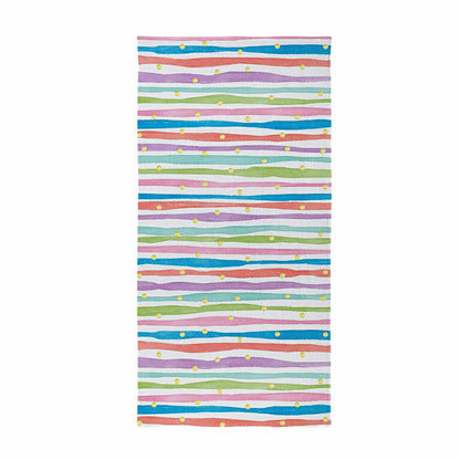 Stripes and Checkers Quick Dry Towel and Matching Carrying Case, 60" x | Plow & Hearth