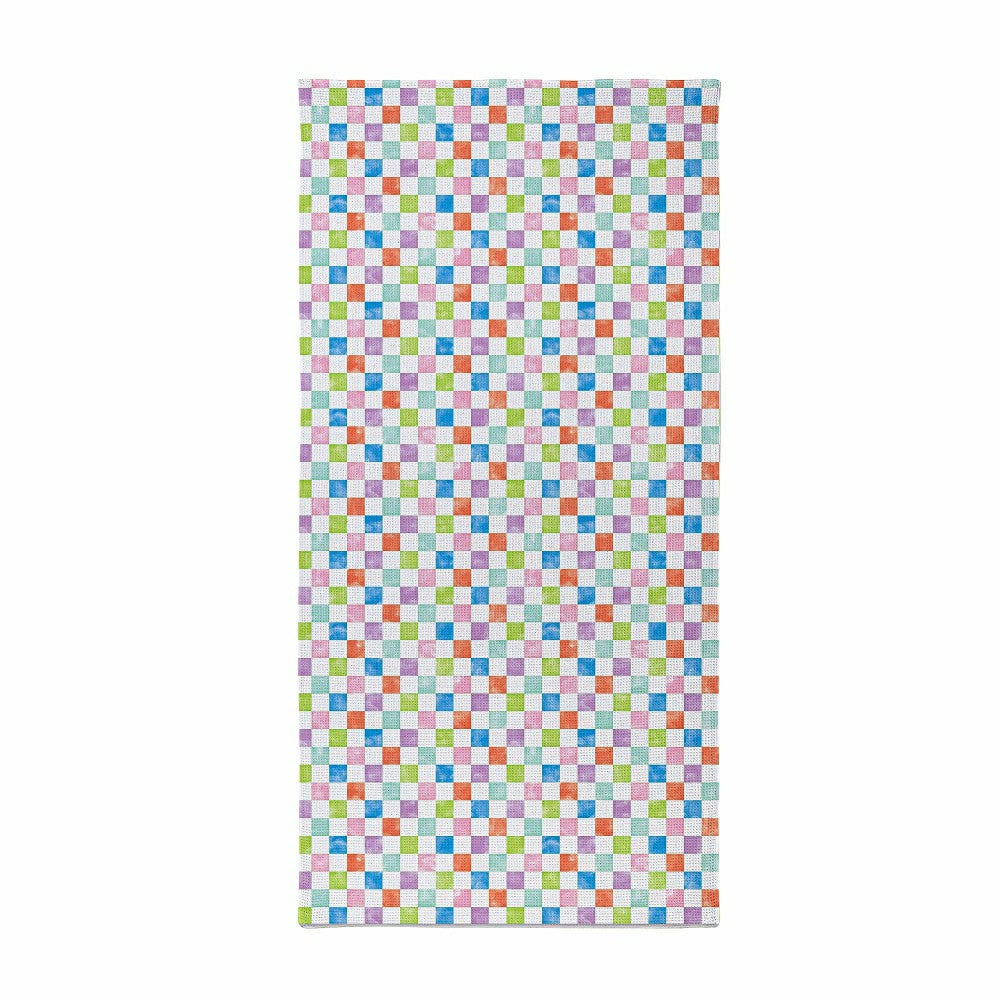 Stripes and Checkers Quick Dry Towel and Matching Carrying Case, 60" x | Plow & Hearth