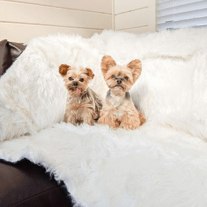 PupProtector™ Waterproof Throw Blanket - Polar White | Plow & Hearth