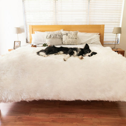 PupProtector™ Waterproof Throw Blanket - Polar White | Plow & Hearth