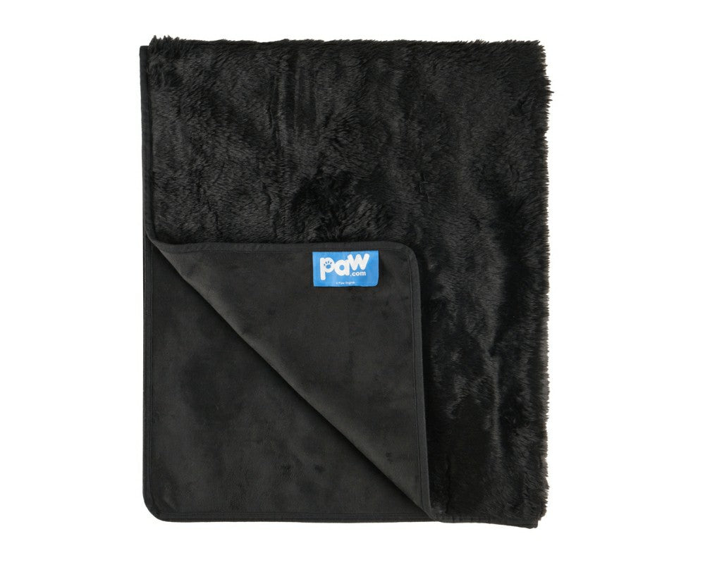 PupProtector™ Short Fur Waterproof Throw Blanket - Midnight Black | Plow & Hearth