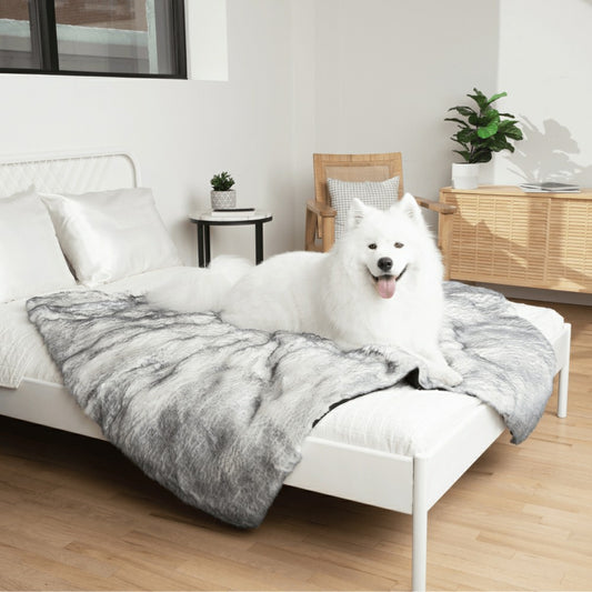 PupProtector™ Luxe Waterproof Faux Fur Blanket | Plow & Hearth