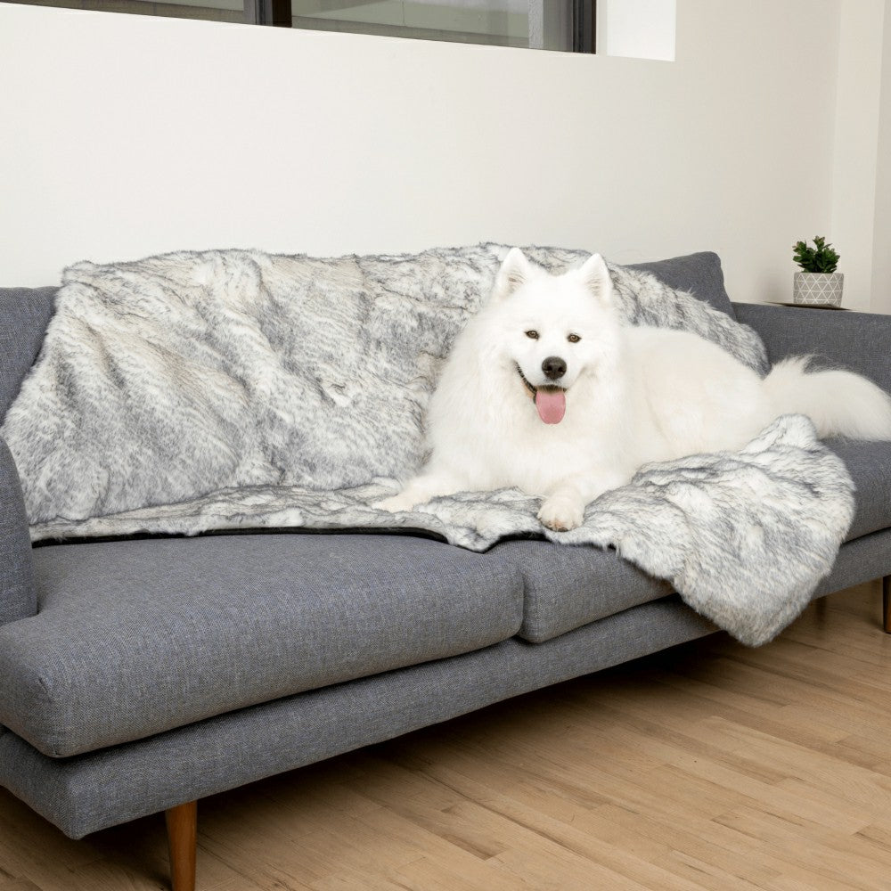 PupProtector™ Luxe Waterproof Faux Fur Blanket | Plow & Hearth