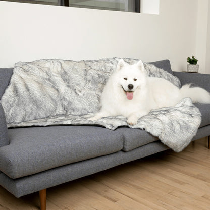PupProtector™ Luxe Waterproof Faux Fur Blanket | Plow & Hearth