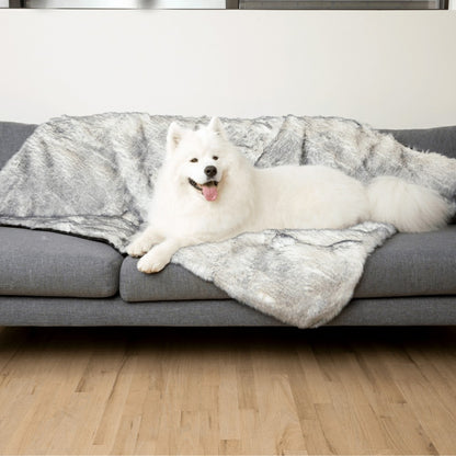 PupProtector™ Luxe Waterproof Faux Fur Blanket | Plow & Hearth