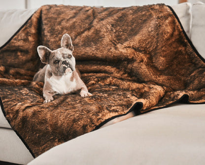 PupProtector™ Short Fur Waterproof Throw Blanket - Sable Tan | Plow & Hearth
