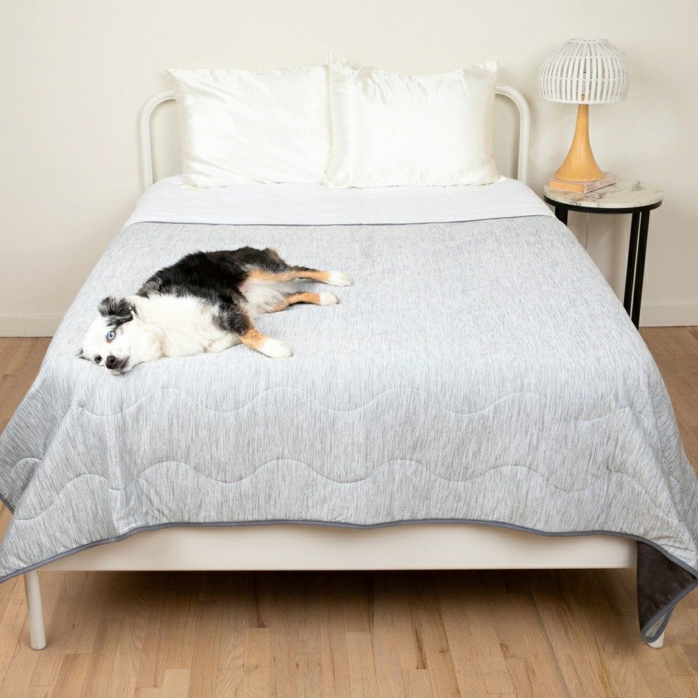 PupChill™ Cooling Waterproof Blanket - Arctic Grey | Plow & Hearth
