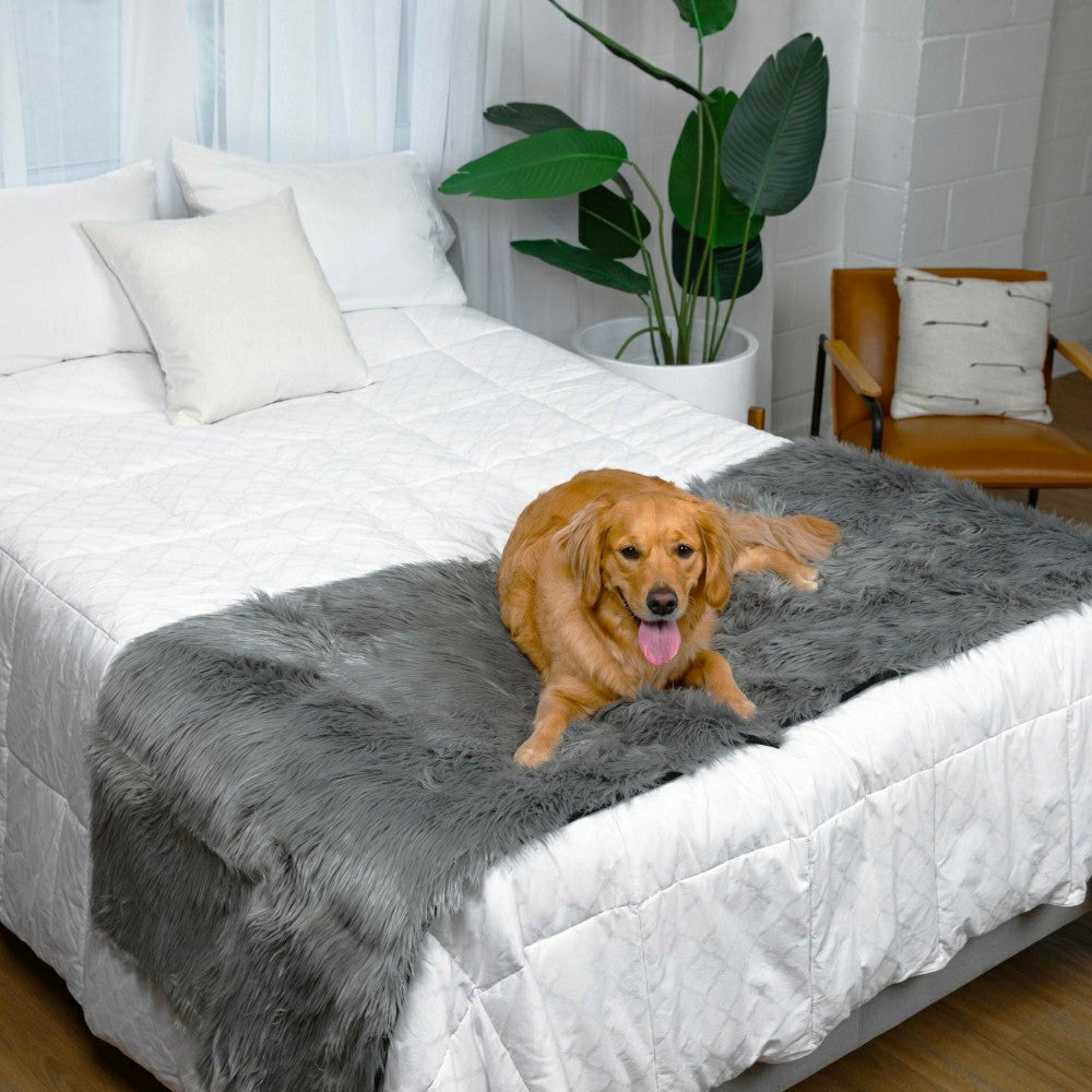 PupProtector™ Waterproof Bed Runner - Charcoal Grey | Plow & Hearth