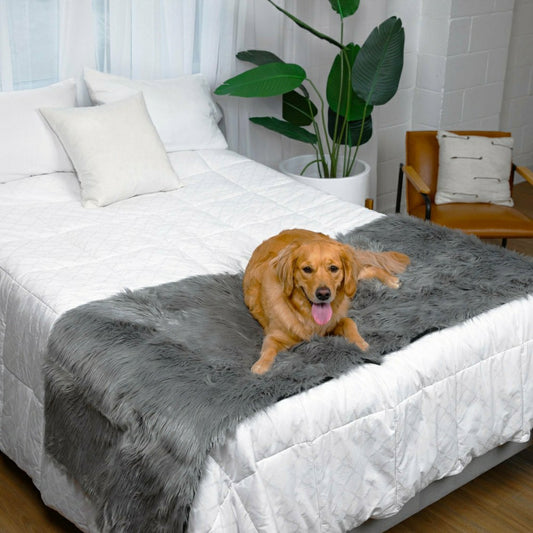 PupProtector™ Waterproof Bed Runner - Charcoal Grey | Plow & Hearth
