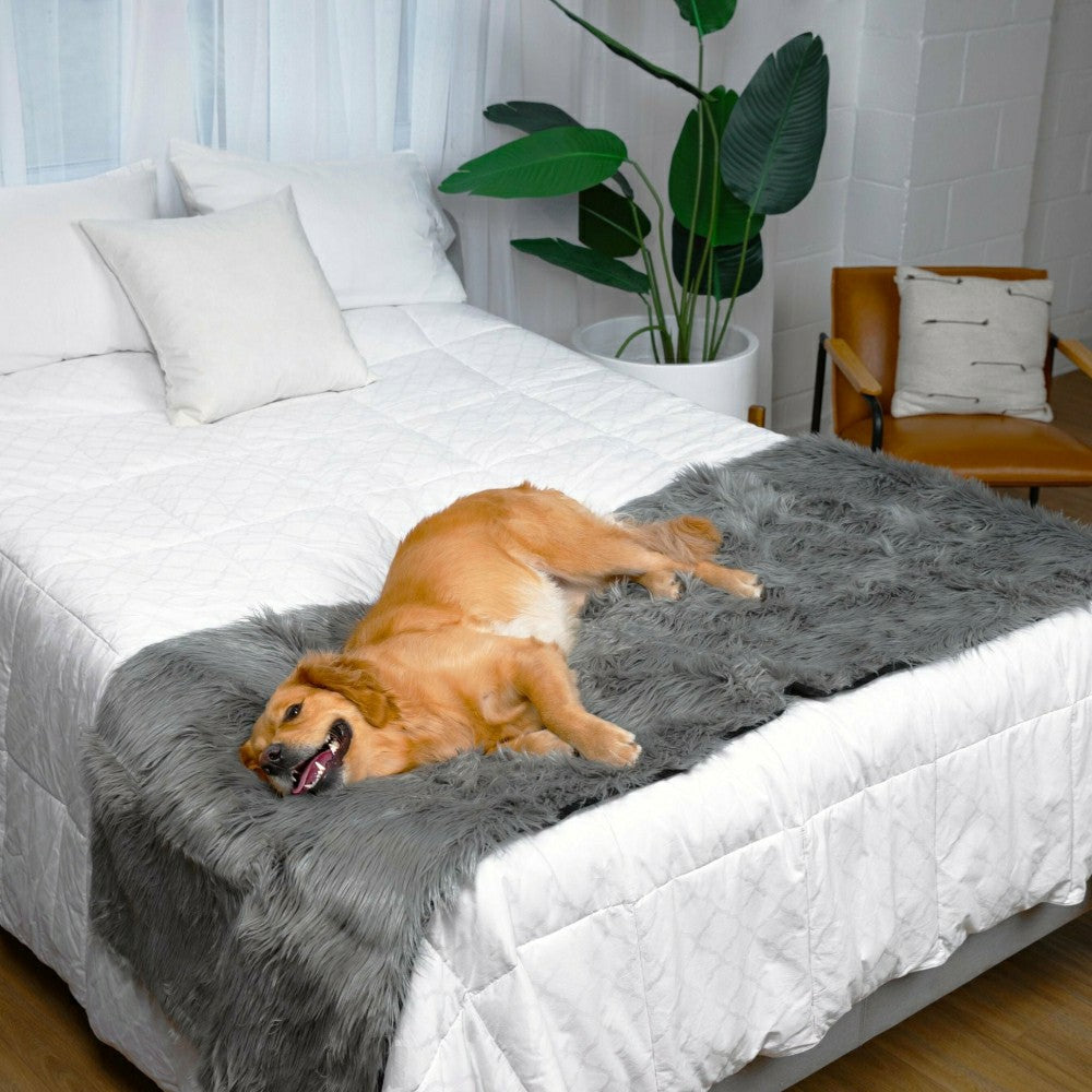 PupProtector™ Waterproof Bed Runner - Charcoal Grey | Plow & Hearth