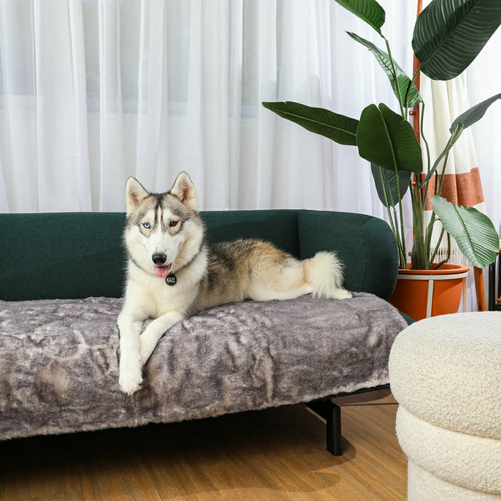 PupProtector™ Luxe Waterproof Bed Runner - Ultra Soft Chinchilla | Plow & Hearth