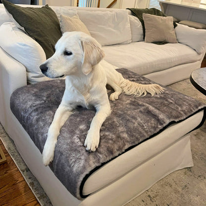 PupProtector™ Luxe Waterproof Bed Runner - Ultra Soft Chinchilla | Plow & Hearth
