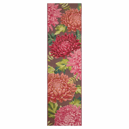 Indoor/Outdoor Chrysanthemum Polypropylene Rug, 23" x 7'6" Runner | Plow & Hearth