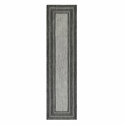Indoor/Outdoor Textured Polypropylene Border Runner, 23" x 7'6" | Plow & Hearth