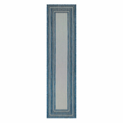 Indoor/Outdoor Textured Polypropylene Border Runner, 23" x 7'6" | Plow & Hearth