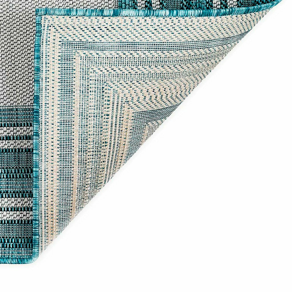 Indoor/Outdoor Textured Polypropylene Border Runner, 23" x 7'6" | Plow & Hearth