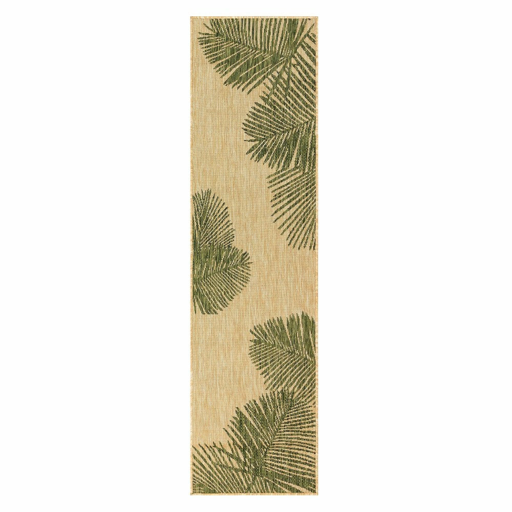 Indoor/Outdoor Textured Palms Polypropylene, 23" x 7'6" Runner | Plow & Hearth