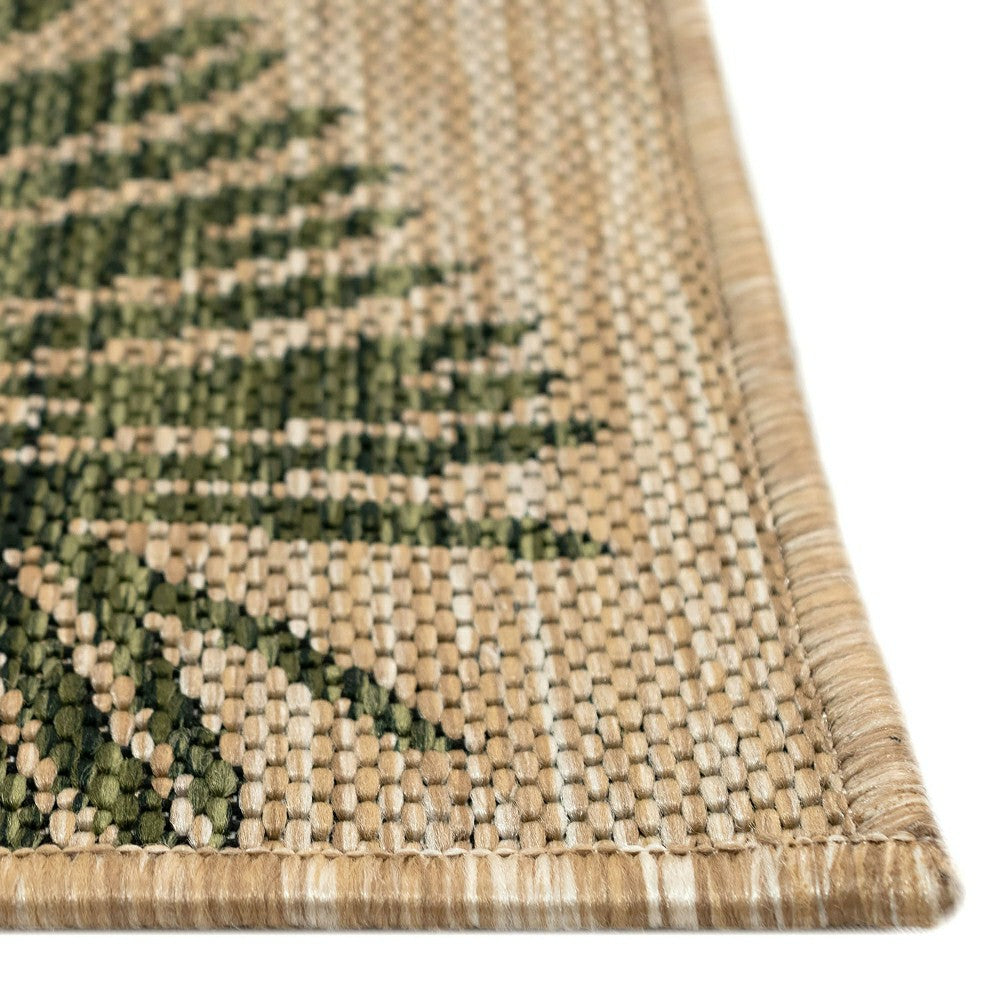 Indoor/Outdoor Textured Palms Polypropylene, 23" x 7'6" Runner | Plow & Hearth