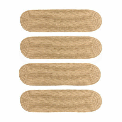Blue Ridge Wool Oval Braided Stair Treads, Set of 4 | Plow & Hearth