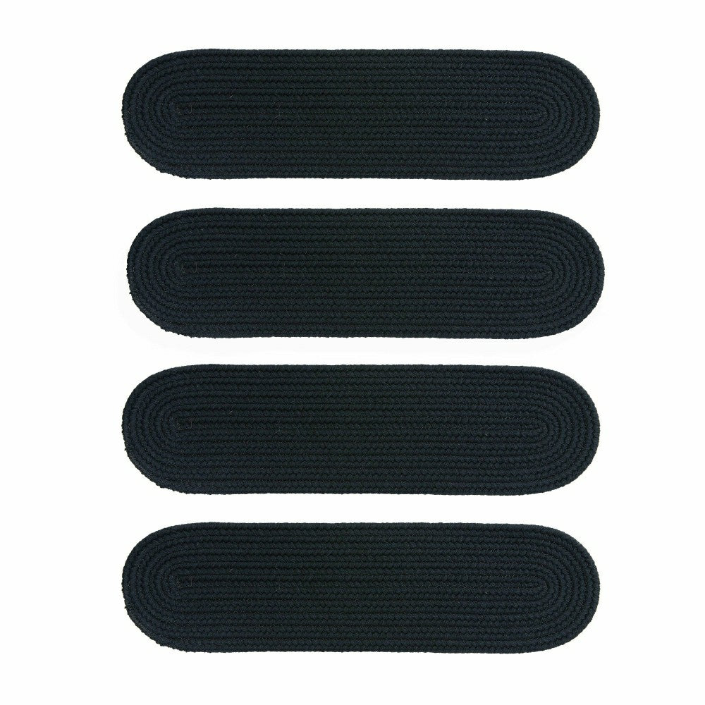 Blue Ridge Wool Oval Braided Stair Treads, Set of 4 | Plow & Hearth