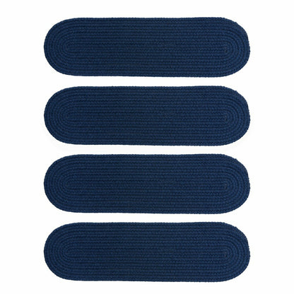 Blue Ridge Wool Oval Braided Stair Treads, Set of 4 | Plow & Hearth