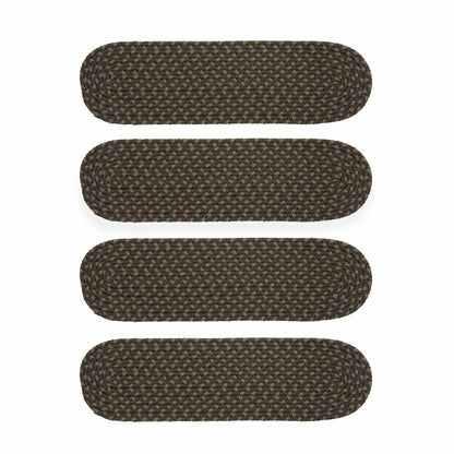 Indoor/Outdoor Braided Polypro Roanoke Stair Treads, Set of 4 | Plow & Hearth