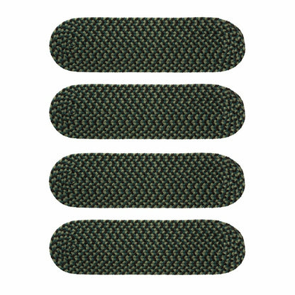 Indoor/Outdoor Braided Polypro Roanoke Stair Treads, Set of 4 | Plow & Hearth