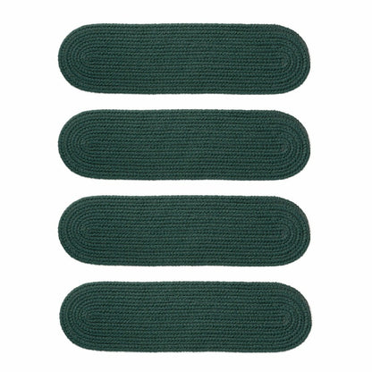 Indoor/Outdoor Braided Polypro Roanoke Stair Treads, Set of 4 | Plow & Hearth