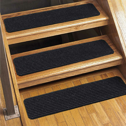 Basic Stair Tread Rugs, Gray | Plow & Hearth