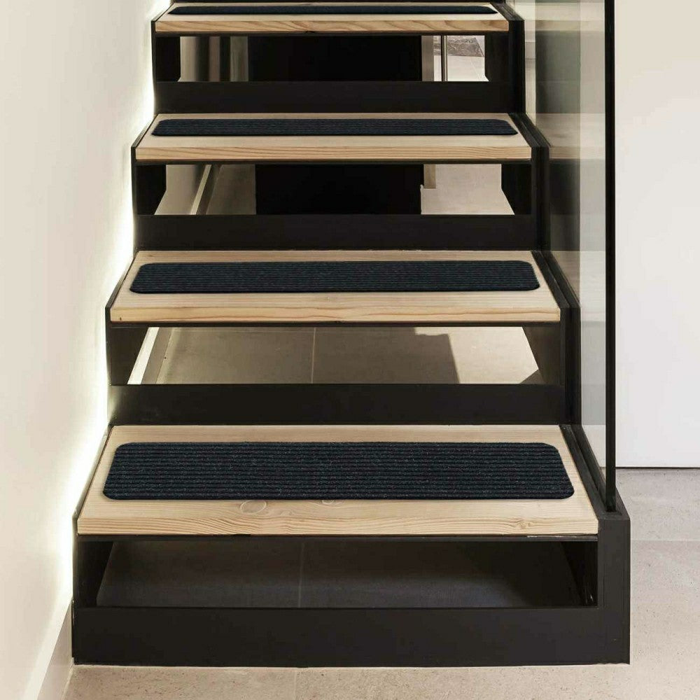 Basic Stair Tread Rugs, Gray | Plow & Hearth