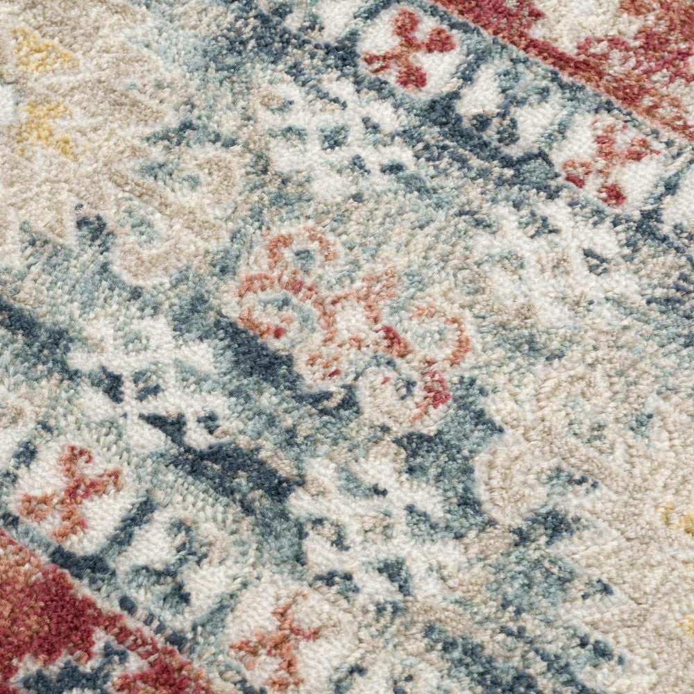 Bindi Blue & Rose Area Rug | Plow & Hearth