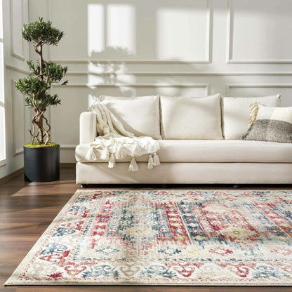 Bindi Blue & Rose Area Rug | Plow & Hearth