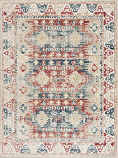 Bindi Blue & Rose Area Rug | Plow & Hearth