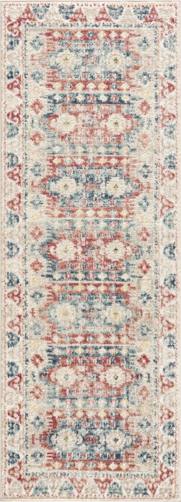 Bindi Blue & Rose Area Rug | Plow & Hearth