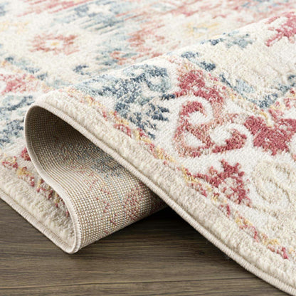 Bindi Blue & Rose Area Rug | Plow & Hearth
