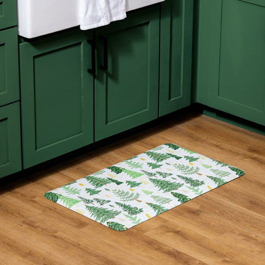 Shades of Green Kitchen Mat Anti-Fatigue Mats, 30" x 18" | Plow & Hearth