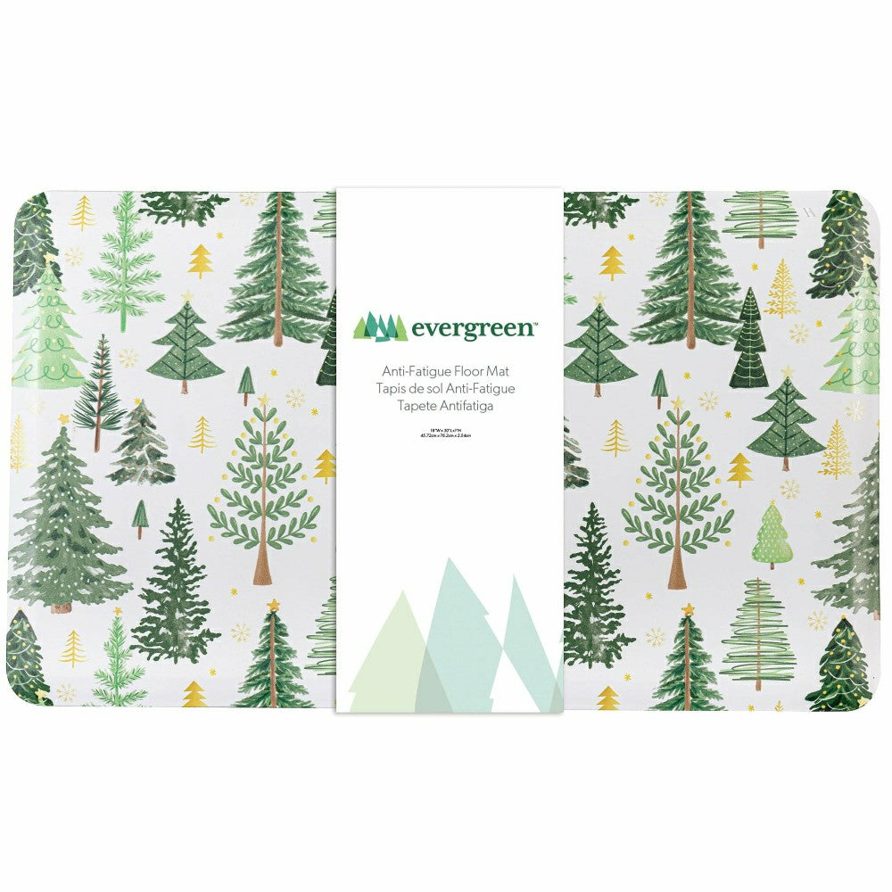 Shades of Green Kitchen Mat Anti-Fatigue Mats, 30" x 18" | Plow & Hearth