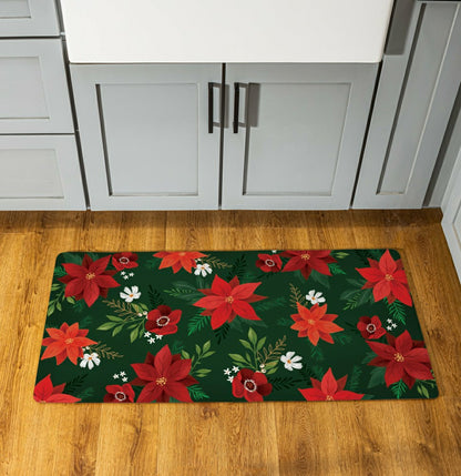 Anti-Fatigue Mat, Flower with Leaf, 40"x20" | Plow & Hearth