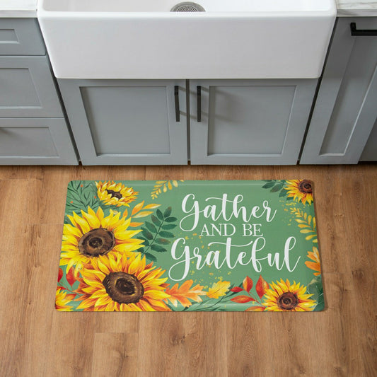 Grateful Gatherings Anti-Fatigue Mat, 30" x 18" | Plow & Hearth