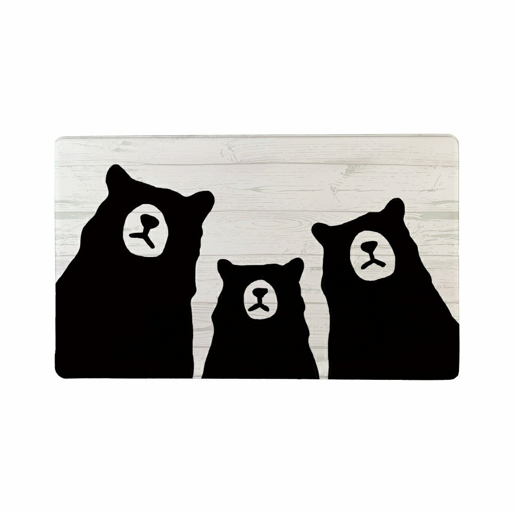 EG Studio Northwoods Black Bear and Cubs Anti-Fatigue Mat (30"x18“) | Plow & Hearth