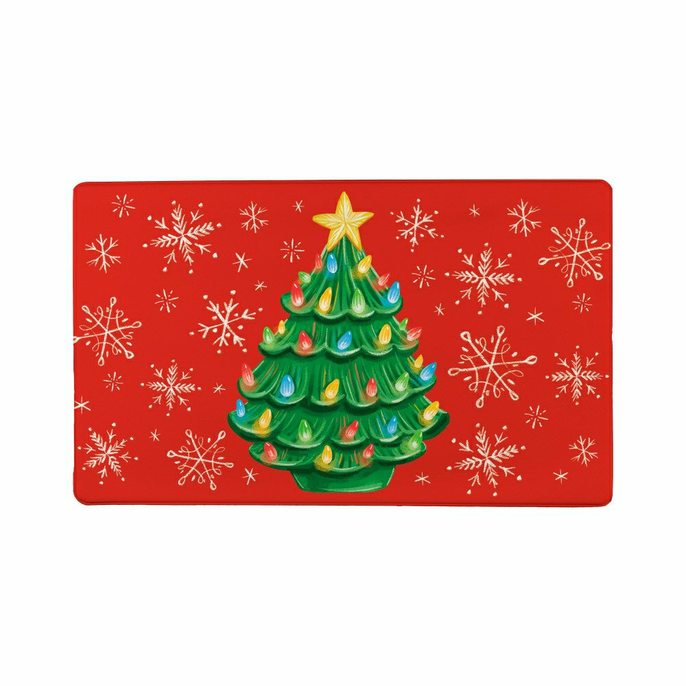 Christmas Tree Anti-Fatigue Mat, 30"x18" | Plow & Hearth