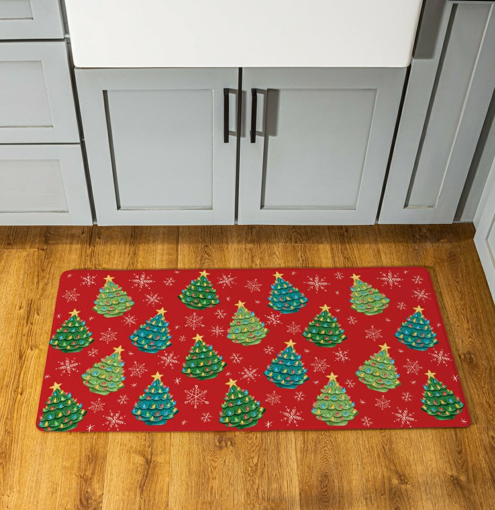 Christmas Tree Anti-Fatigue Mat,40"x20" | Plow & Hearth